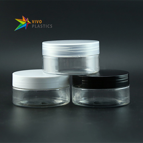 80g Clear PET Plastic Cosmetic Jar with Lid, 71.5mm Bottom Diameter 80g Clear PET Plastic Cosmetic Jar with Lid, 71.5mm Bottom Diameter