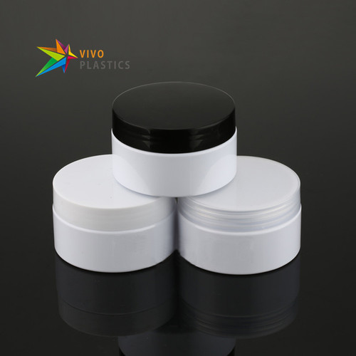 100g White PET Plastic Cosmetic Jar with Lid 100g White PET Plastic Cosmetic Jar with Lid