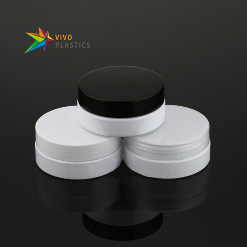 50g White PET Plastic Cosmetic Jar with Lid 50g White PET Plastic Cosmetic Jar with Lid