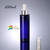 200ml Blue PET Plastic Square Shoulder Bottle with Shiny Gold/Silver Mist Spray