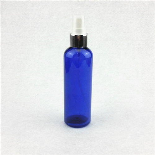 200ml PET Blue Bottle with Mist Sprayer Pump