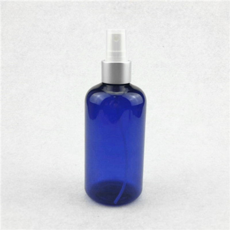 250ml Blue Boston Round Bottle with 24410 Neck 250ml Blue Boston Round Bottle with 24410 Neck