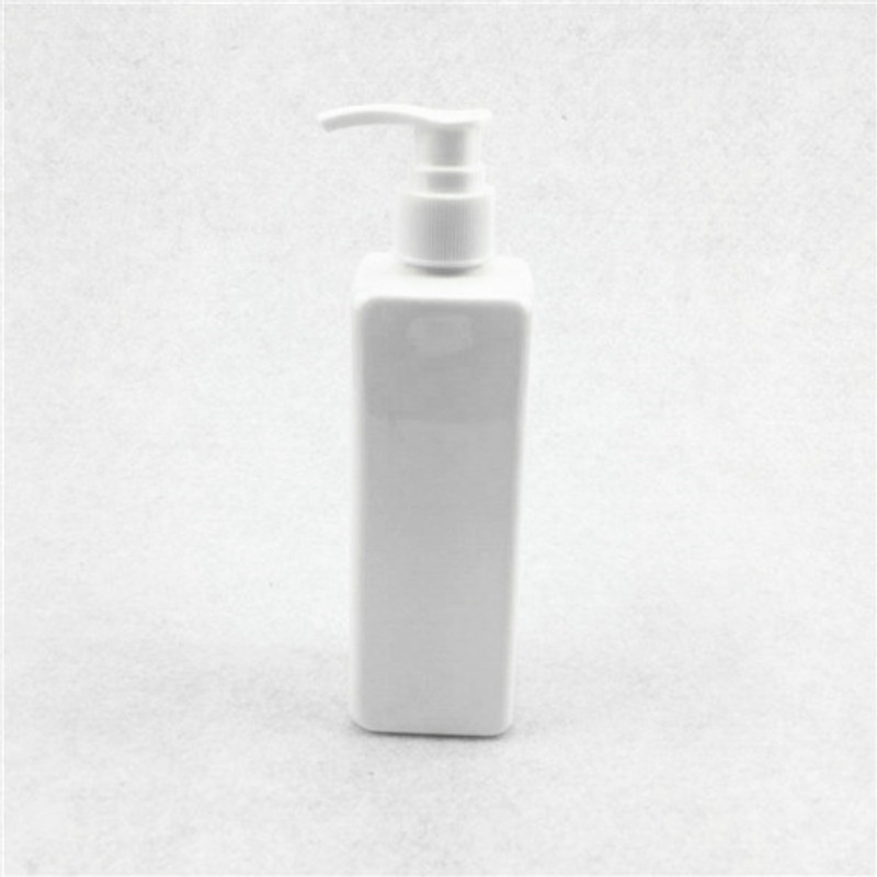 250ml White Square Bottle with 24410 Neck