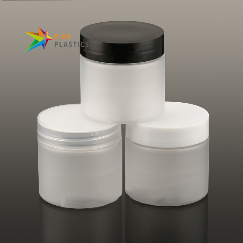 50g Frosted Clear PET Plastic Cosmetic Jar with Lid  50g Frosted Clear PET Plastic Cosmetic Jar with Lid