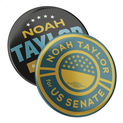 Noah Taylor (2.25" Pin-Back Button -- Combo Pack Of Two!)