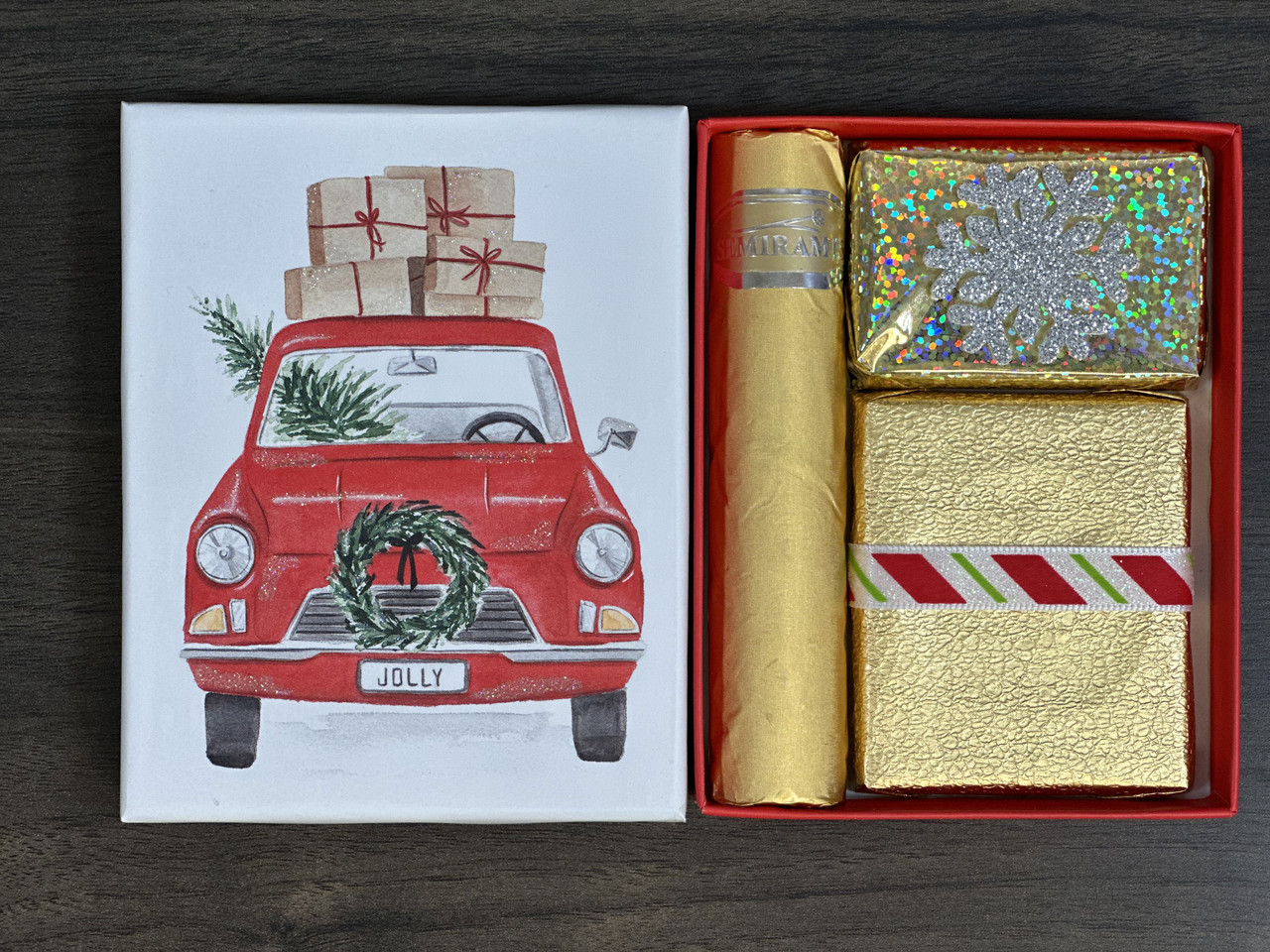 Mini Box Christmas Designs Premium Mixed Chocolates Lunaria Sweets