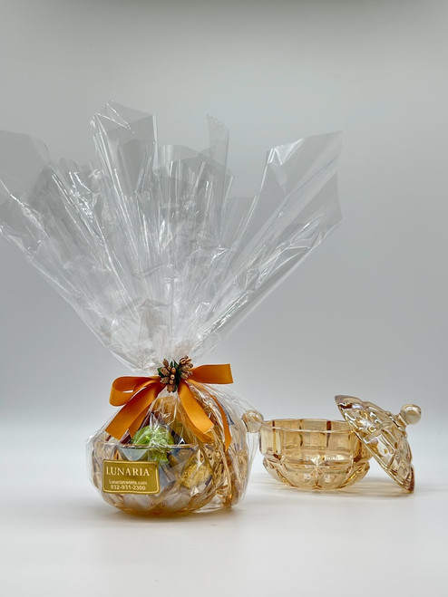 Candy Dish w/ chocolate (Aesthetic Crystal/Gold)