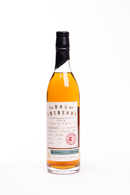 Doc Swinson's Bossa Nova Straight Bourbon Whiskey Finished in Brazilian Amburana Casks 750 ML