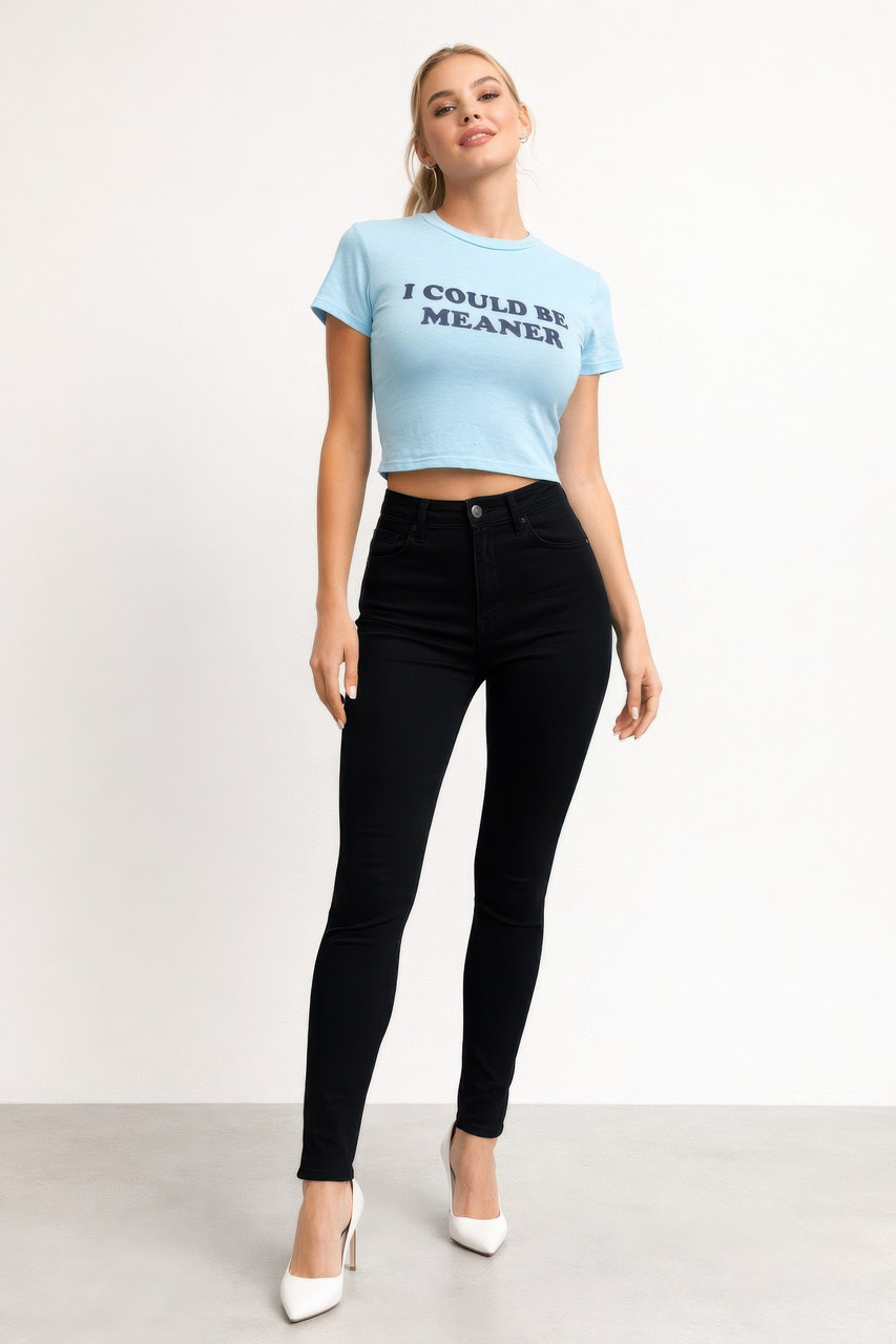 The "Fair Warning" Graphic Baby Tee