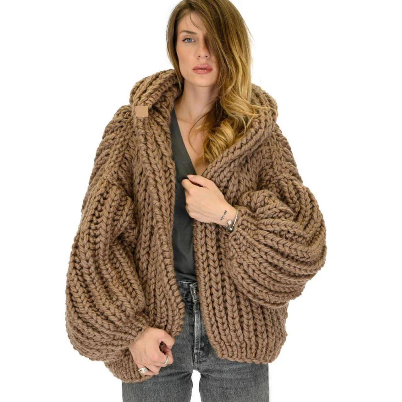 The Heirloom Handmade Hooded Cardigan Coat