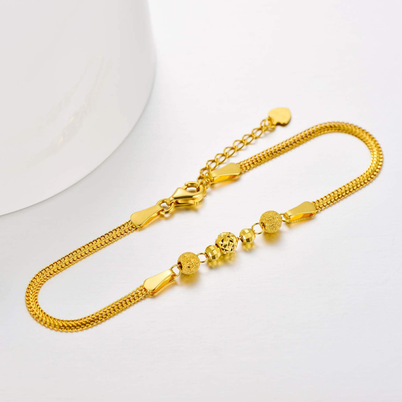 Louis Vuitton Empreinte 18K Yellow Gold Bangle Size Medium 16 at
