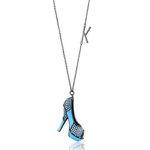 Shadow Strike Gunmetal Stainless Steel Pendant