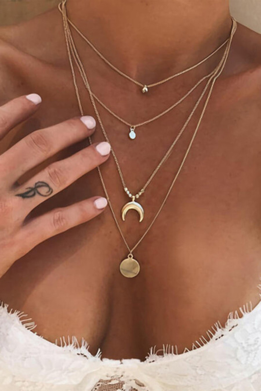 Celestial Boho Multi-Layer Necklace