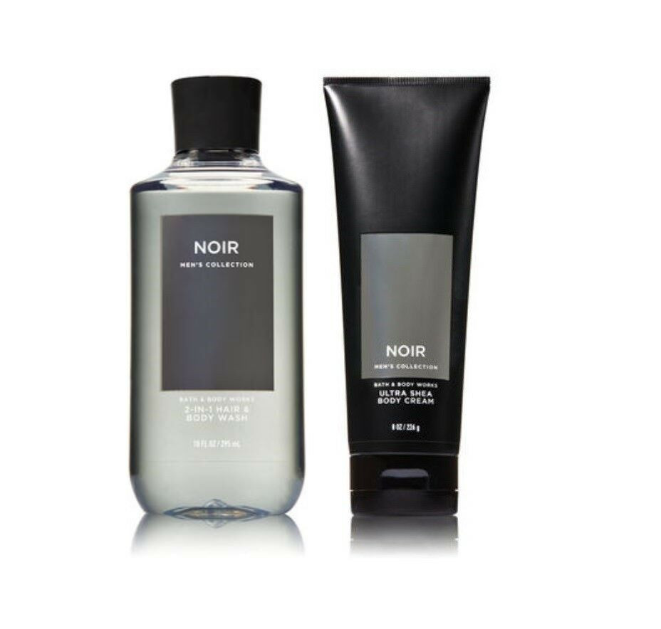 【メンズ】NOIR トータルケアセット　バスアンドボディワークス Noir, Bath and Body Works Men Set Body Cream & 2-in-1 Hair + Body