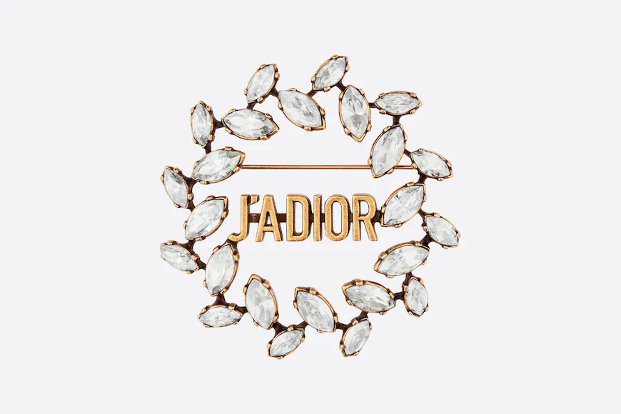 J'ADIOR LAUREL BROOCH