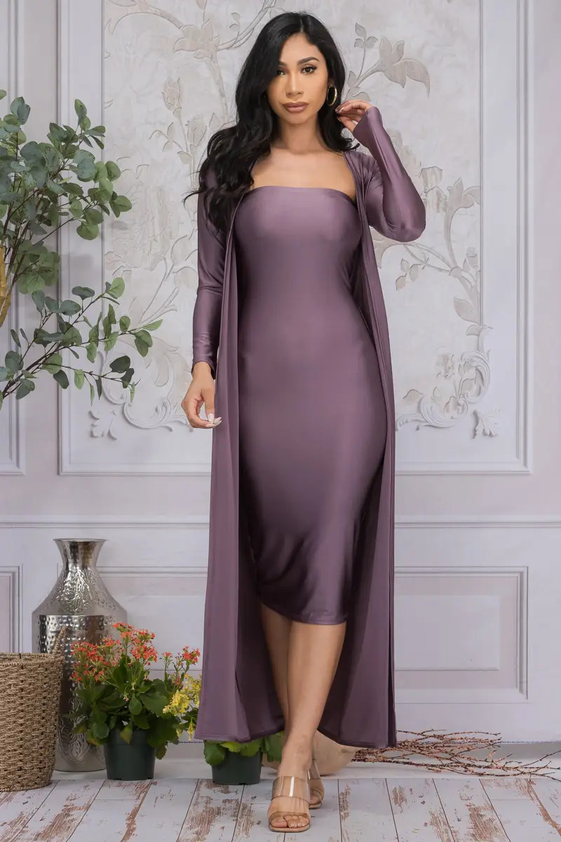 Designer 2 PC Satin Midi