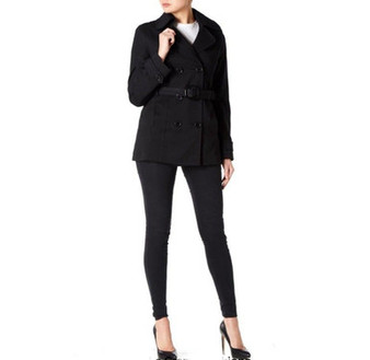 short tailored coat