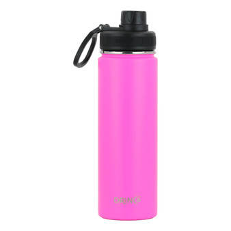 pink stainless steel water bottle
