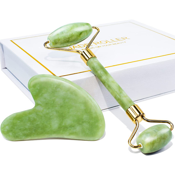 jade roller and gua sha gift box