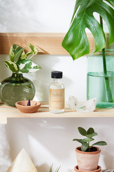 Organic brightening toner