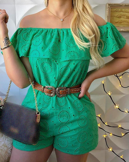 Sexy, Fashionable, Off The Shoulder, Romper