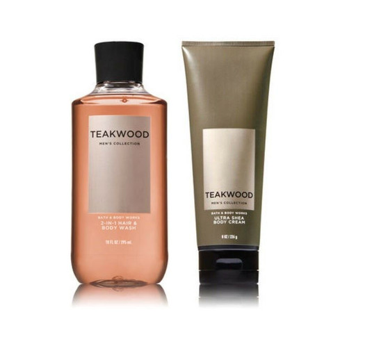 Bath & Body Works Men's Collection Teakwood 2 Piece Gift Set