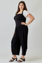 Plus Size Wide Leg Halter Style Jumpsuit-54034