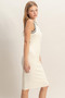 Sporty chic midi dress.