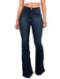 High-waisted flare denim.