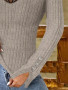 Slim-fit ribbed blouse