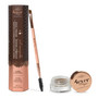 Eyebrow gel and brush set