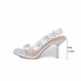 glass slipper heels