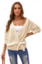 knit wrap top