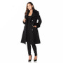 faux fur trim coat