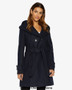 city commute windproof tailored coat