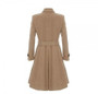 faux wool trench coat