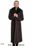 Oversized Faux Fur Collar Long Coat (642-FUR)