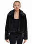 cropped faux fur jacket
