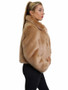 glamorous cropped winter outerwear