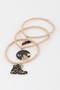 beaded charm bracelet