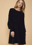 midnight sweater dress
