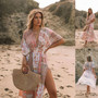 flowy floral day dress