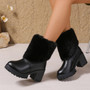 thick fleece winter boots