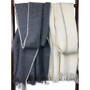 charcoal grey alpaca scarf
