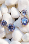 double drop diamond earrings