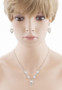 crystal pearl jewelry set