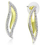 gold and rhodium jewelry set