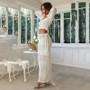 Crochet knit skirt and top set