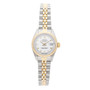 Pre-owned Rolex Stainless Steel/ 18k Gold Women Datejust Jubilee Braclet, Gold Fluted Bezel Watch