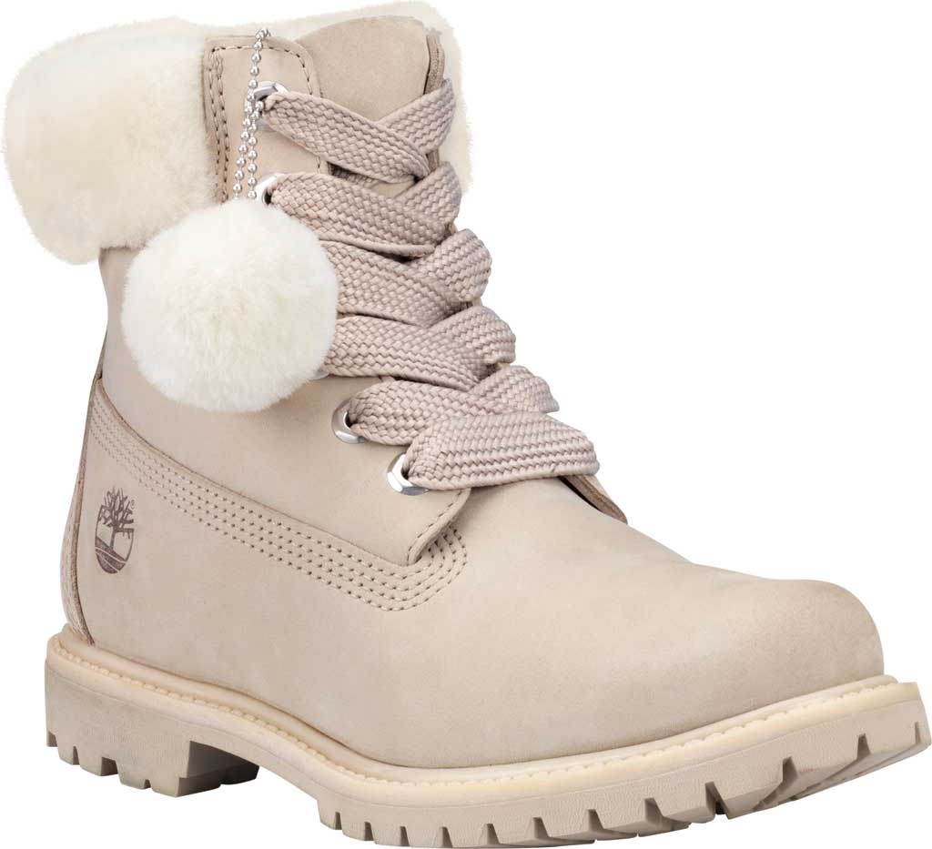 womens timbs with fur